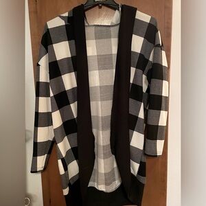 Hooded Batwing Jacket